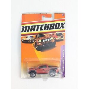 Matchbox Desert Endurance Red Ford F-150 SVT Raptor 2010 1/64